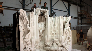Illustration for article titled An Alien-Like Cathedral, 3D-Printed Out of Sand